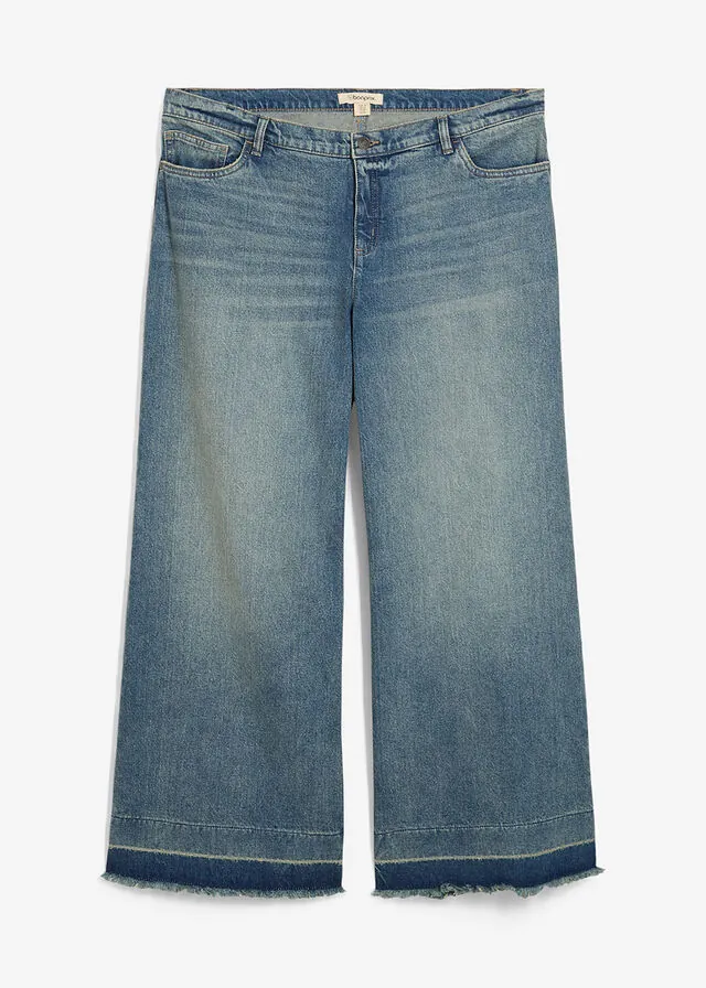 Vaqueros de pernera ancha, mid waist