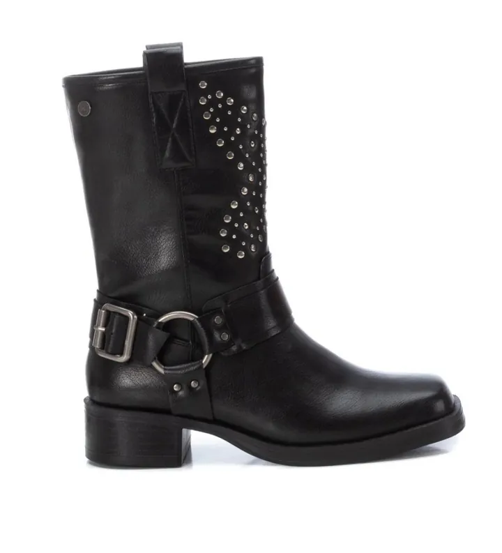 Xti para mujer. 14299903-NEGRO Botines 142999 negro (35), 3 a 5cm, Cremallera, Casual
