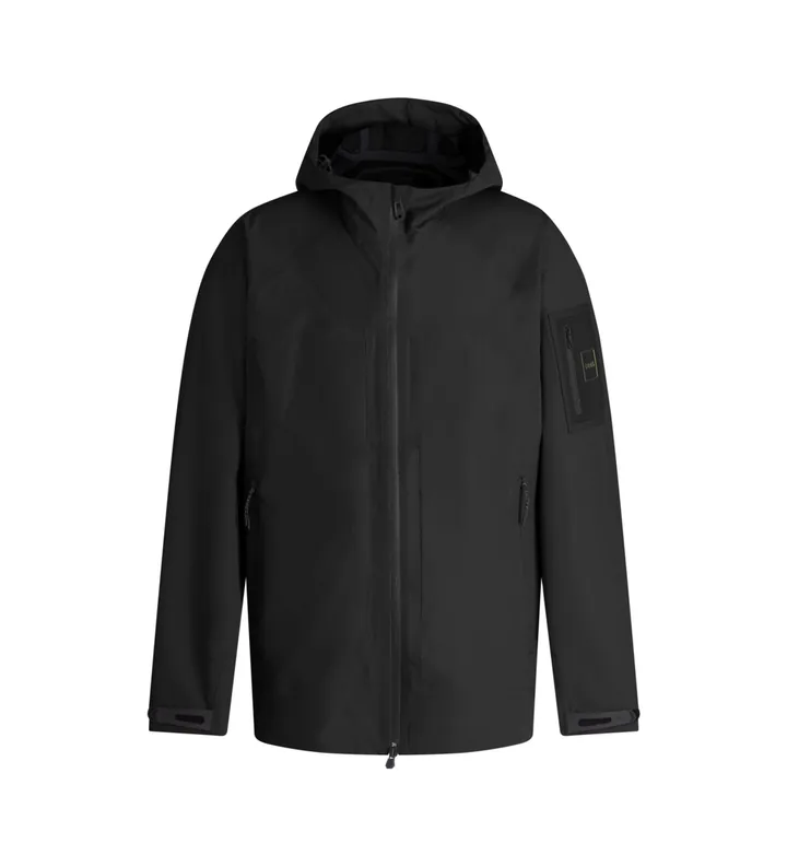 BOSS para hombre. 50551076 Abrigo Tour Rain negro (L), Casual, Algodón