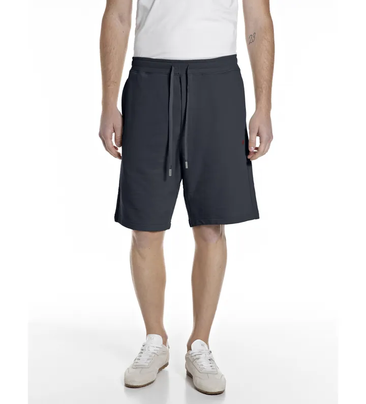 Replay para hombre. M9063.000.23802 Bermuda de felpa Regular Fit marino (S), Casual, Algodón