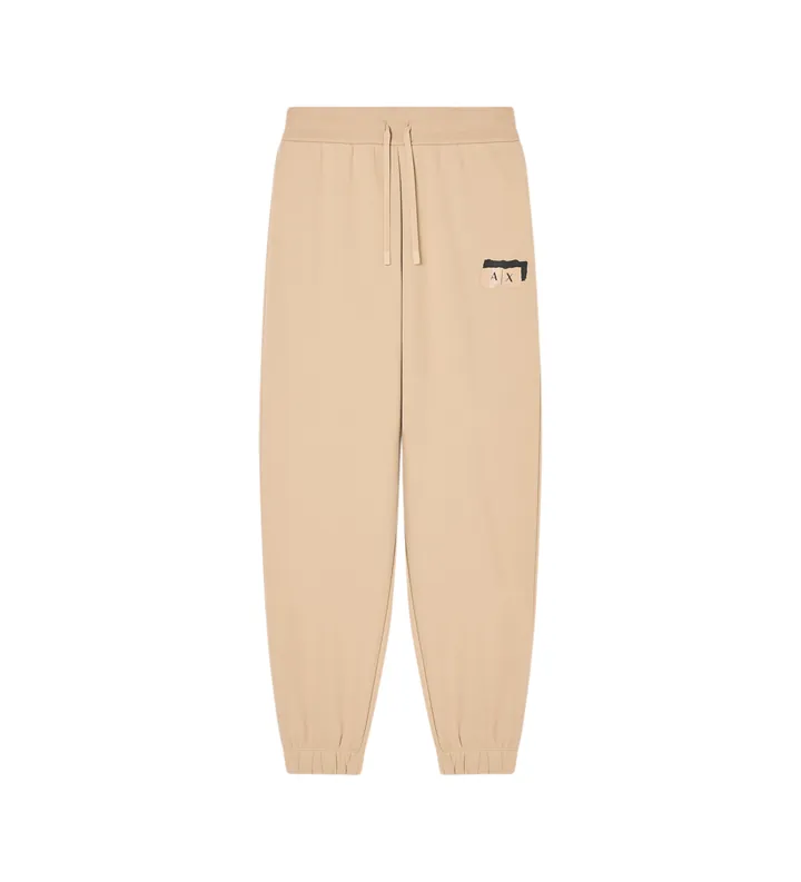 A|X Armani Exchange para mujer. XW001802AF24312U6149 Pantalones Joggers Desert Breeze beige (L), Casual, Deportivo, Algodón, Sportswear, Mul