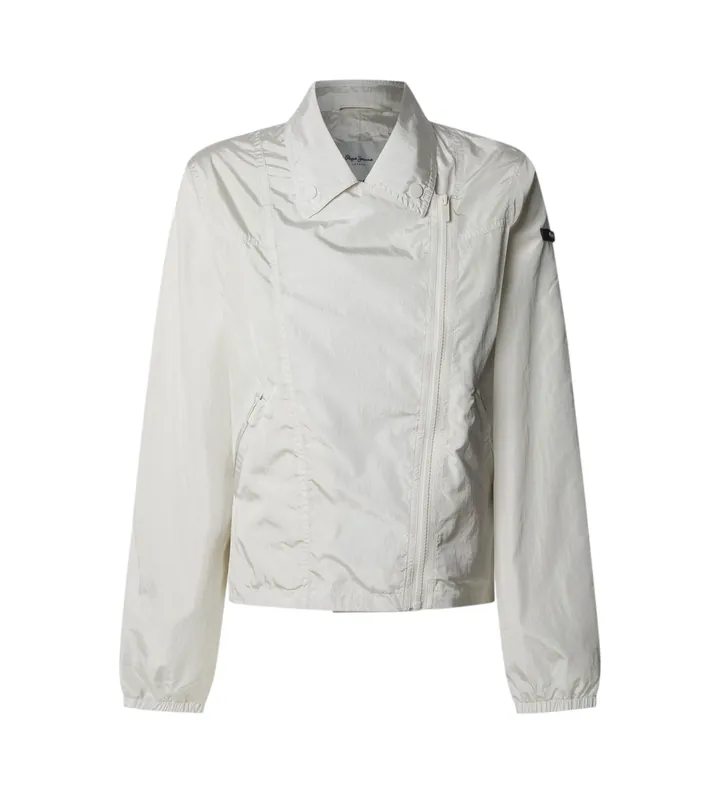 Pepe Jeans para mujer. PL402587 Cazadora Jenny blanco (L), Casual, Nylon