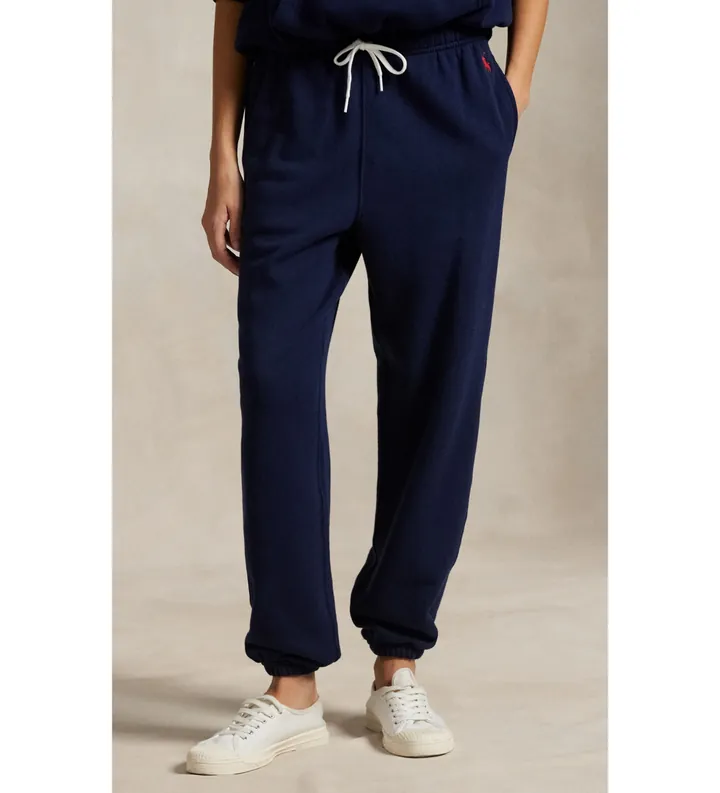 Polo Ralph Lauren para mujer. 211971694003 Pantalón Lightweight Draw marino (L), Casual, Algodón