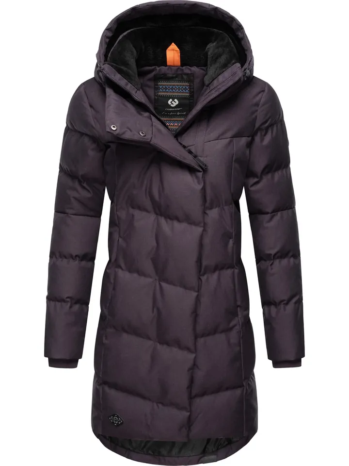 Ragwear Abrigo de invierno 'Pavla'  berenjena