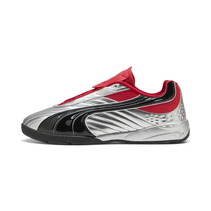 PUMA Zapatillas deportivas bajas 'V-S2 Goalgetter' rojo sangre / negro / plata