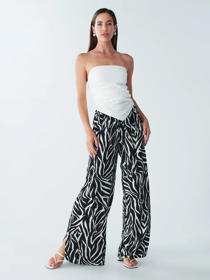 BWLDR Pantalón 'Barcelona'  negro / blanco