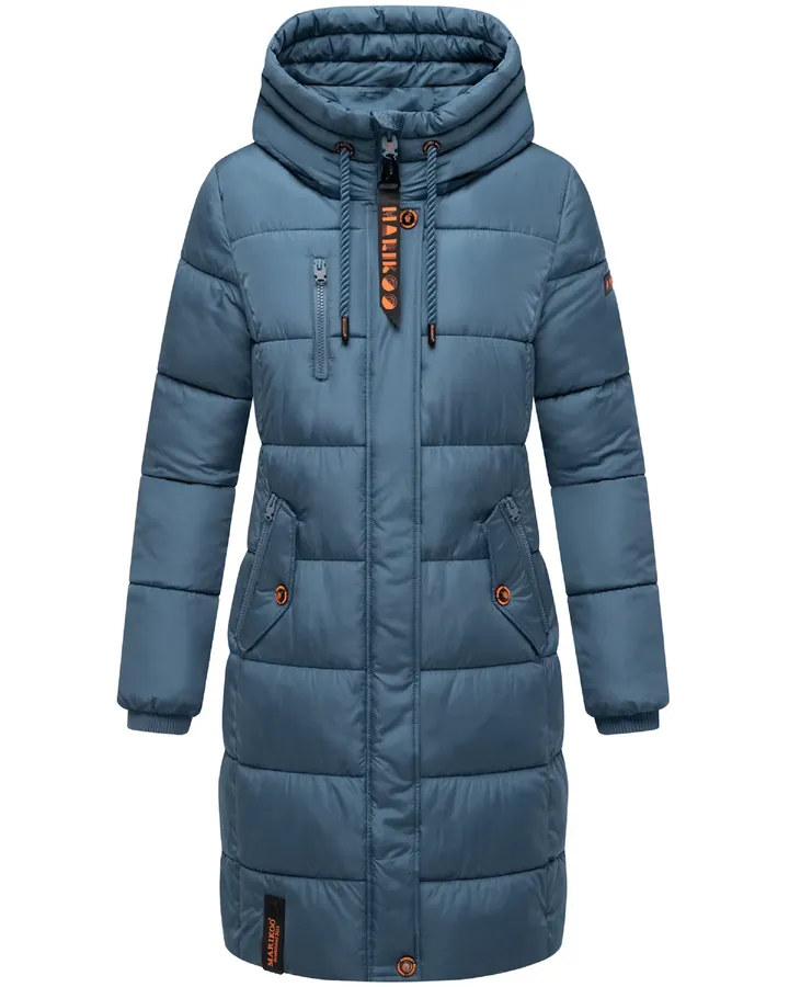 MARIKOO Abrigo de invierno 'Yuikoo' azul paloma