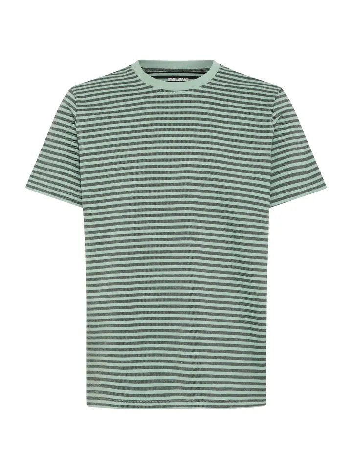 BLEND Camiseta 'BHKADEK' menta / negro