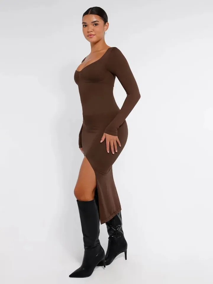 FÉMINITÉ Fatale Vestido 'ELENA' marrón