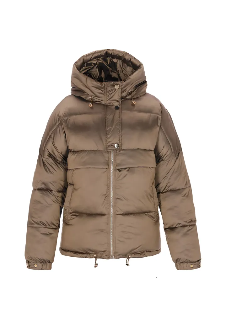 faina Chaqueta de invierno capuchino