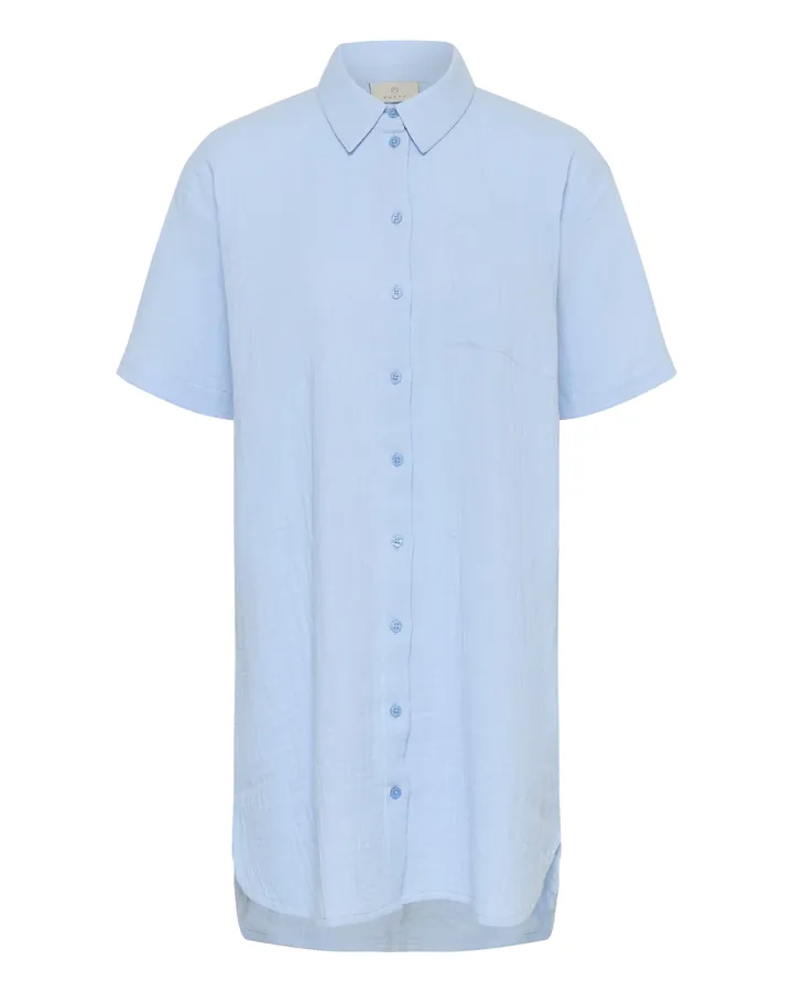 Kaffe Camiseta 'KAVafla' azul claro