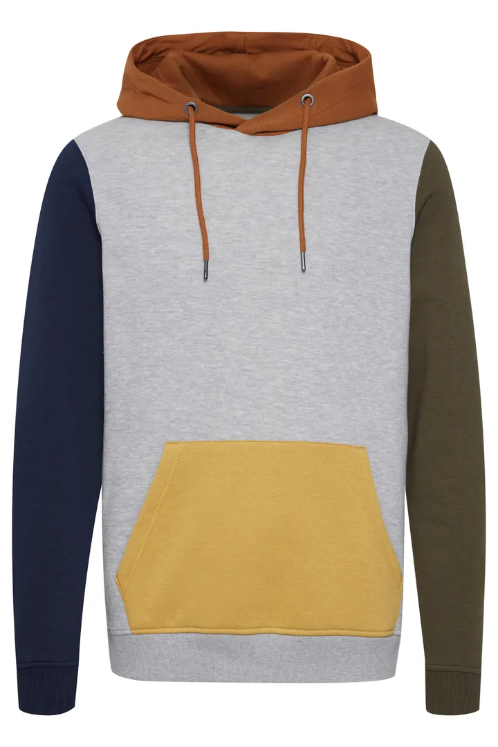 BLEND Sudadera 'LAMPERT'  amarillo / gris claro / verde