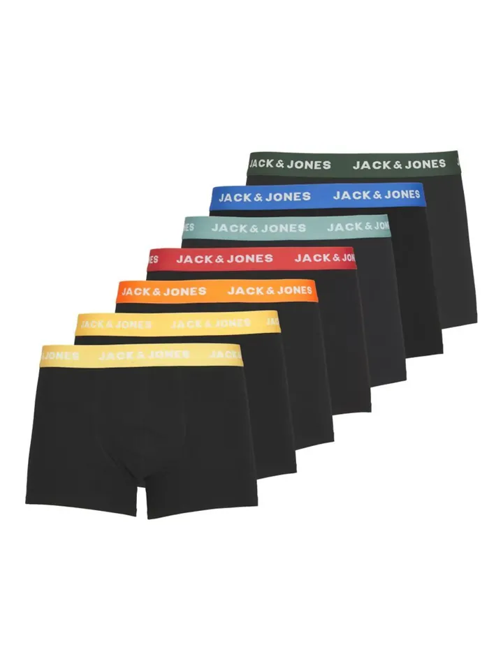 JACK & JONES Calzoncillo boxer amarillo / naranja / rojo / negro