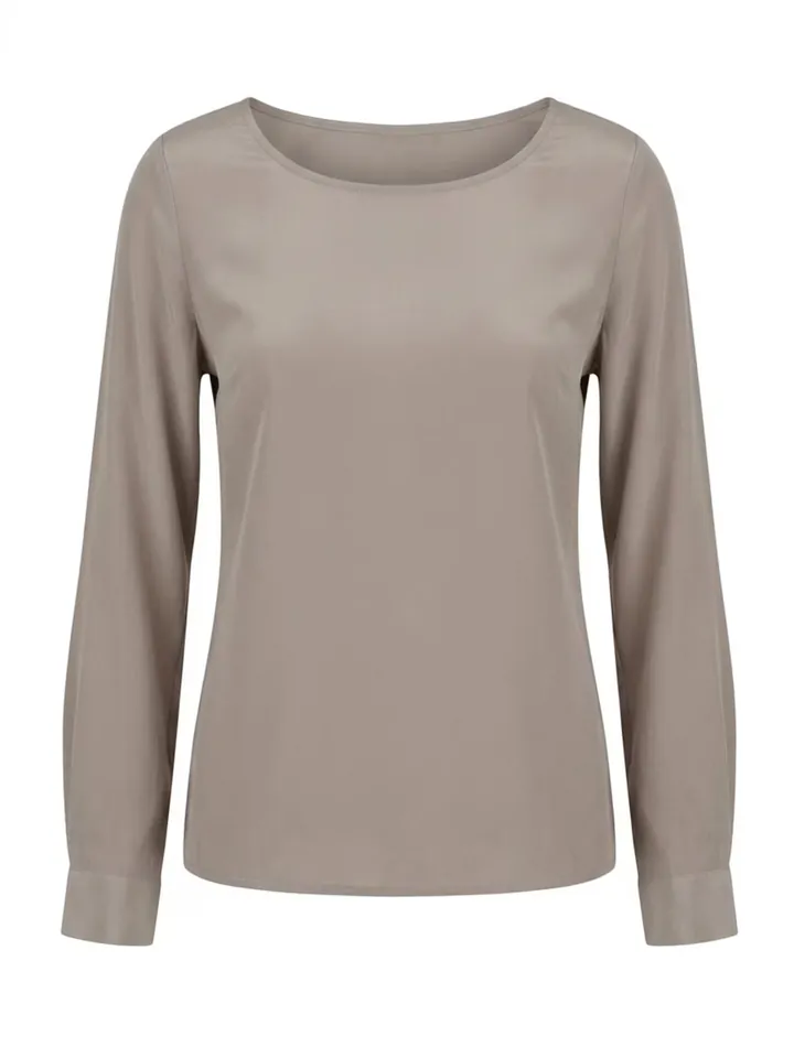 Posh Gear Blusa 'Seidenbluse Rotondoseta' gris