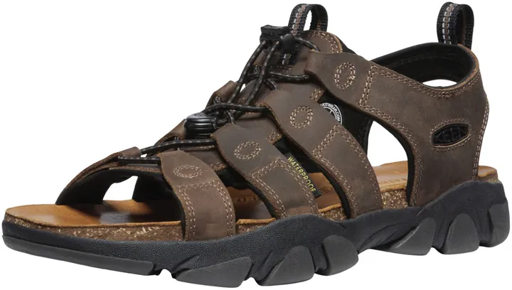 KEEN Sandalias marrón oscuro / negro