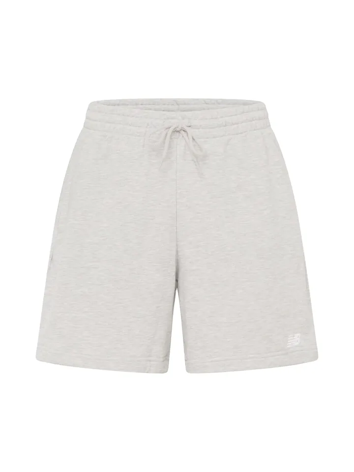 new balance Pantalón 'Essentials' gris moteado / blanco