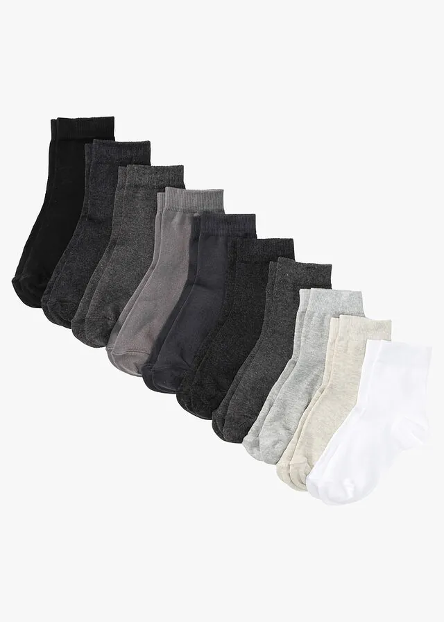 Calcetines cortos con algodón orgánico (10 pares)