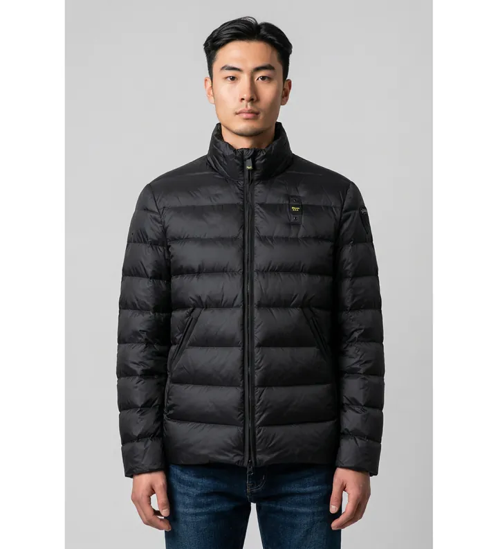 Blauer para hombre. 25WBLUC03088 Chaqueta Austin negro (S), Casual, Poliamida, Manga larga