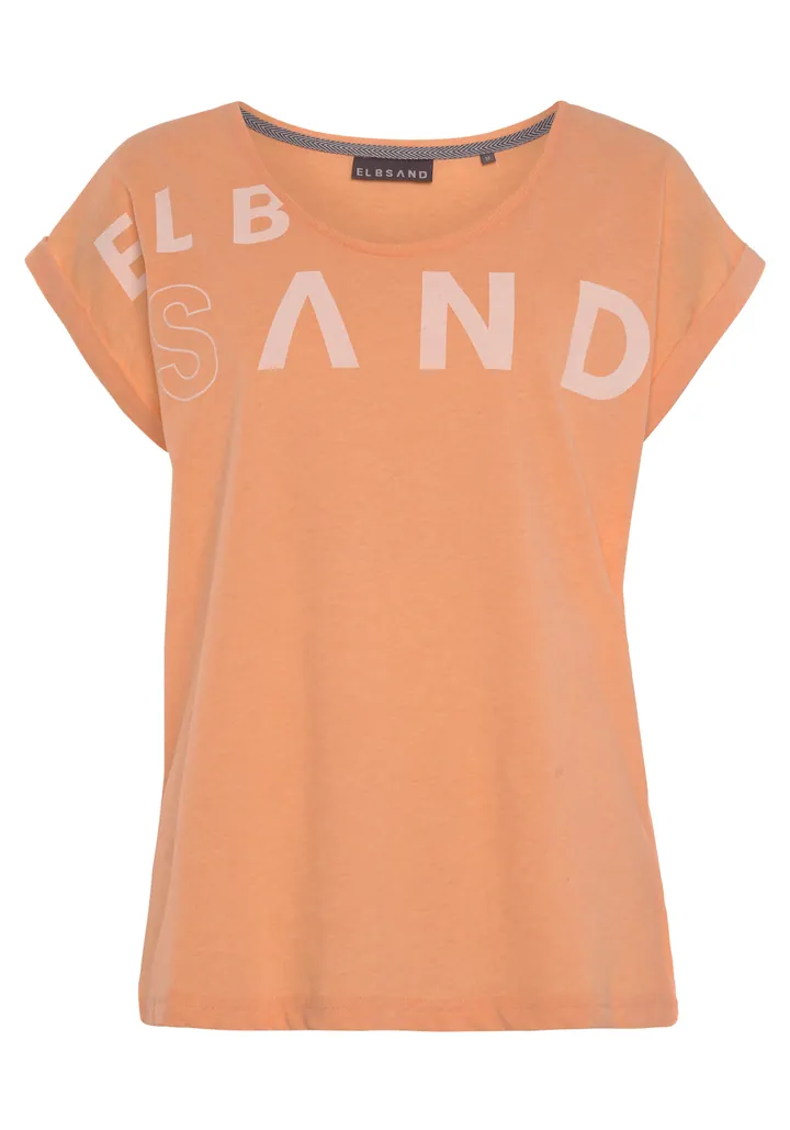 Elbsand Camiseta naranja / melocotón