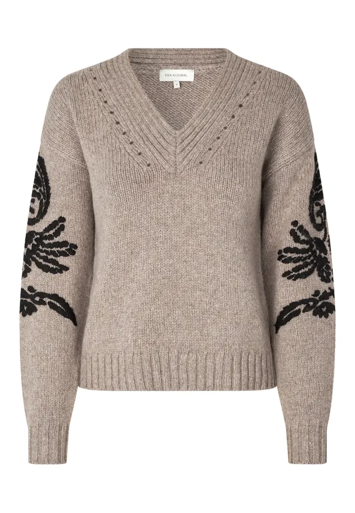 Dea Kudibal Jersey 'Pippadea'  beige moteado / negro