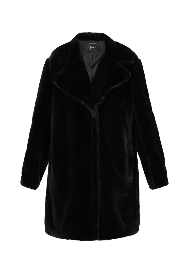 faina Abrigo de invierno 'Fashion Look' negro