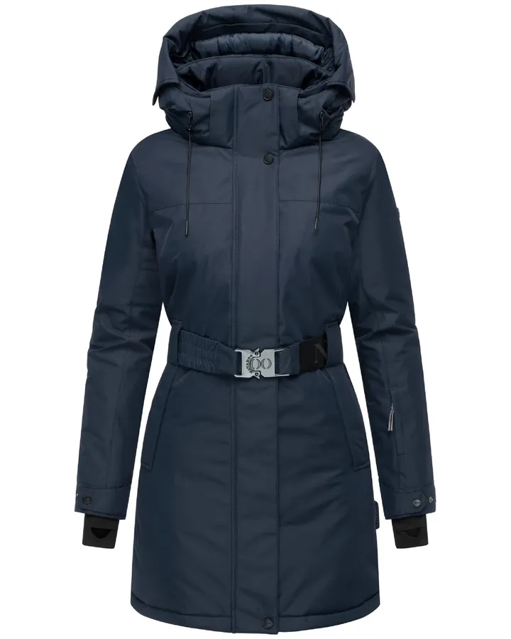 NAVAHOO Abrigo de invierno 'Frostkuss 14 '  navy