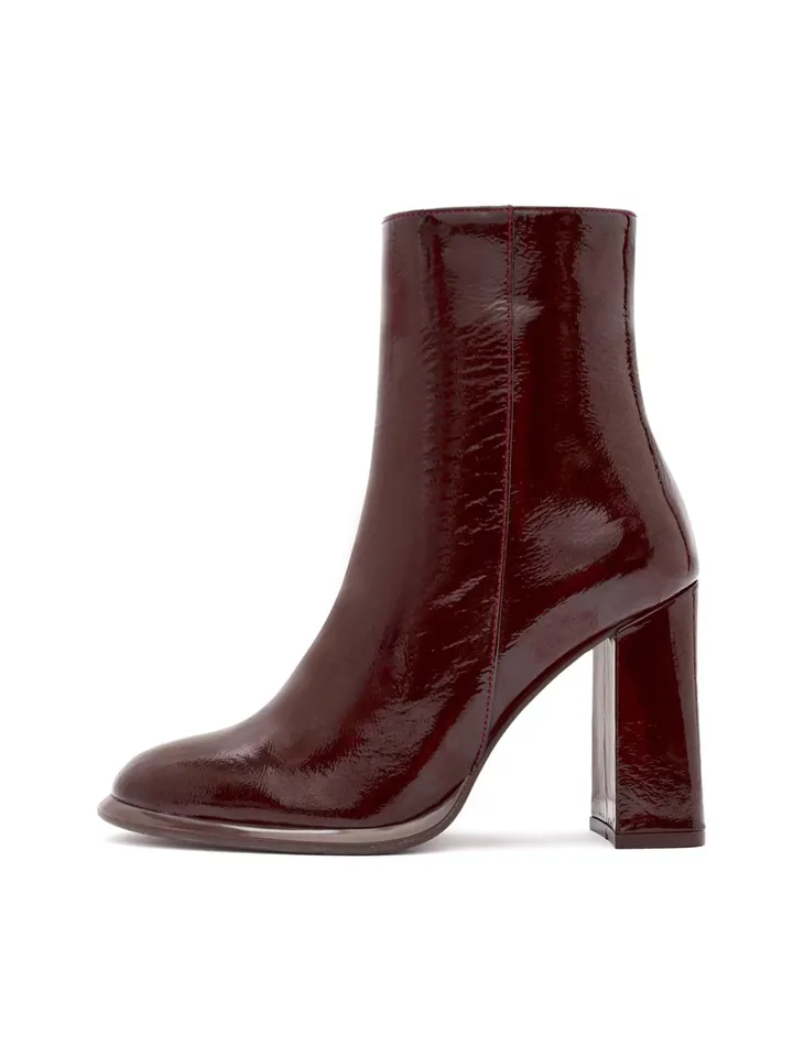Derimod Botines rojo oscuro
