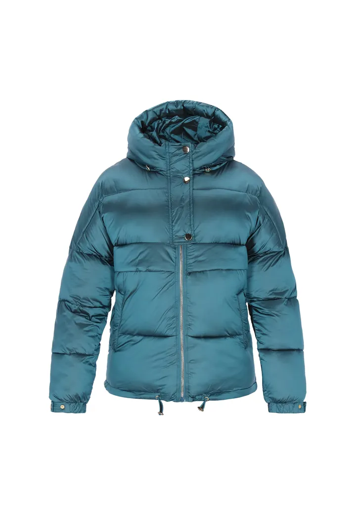 faina Chaqueta de invierno petróleo