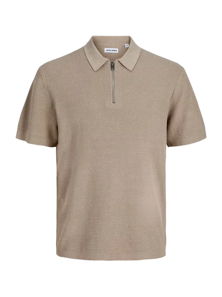 JACK & JONES Jersey 'JJMAX' taupe