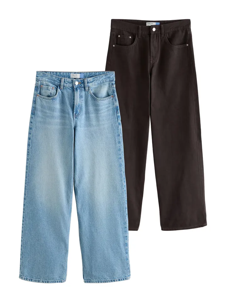Next Vaquero azul denim / negro denim