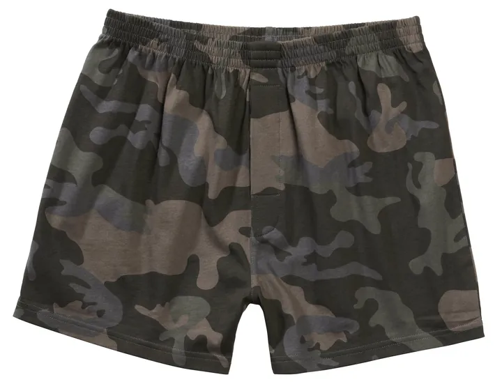 Brandit Calzoncillo boxer azul paloma / greige / gris oscuro / verde oscuro