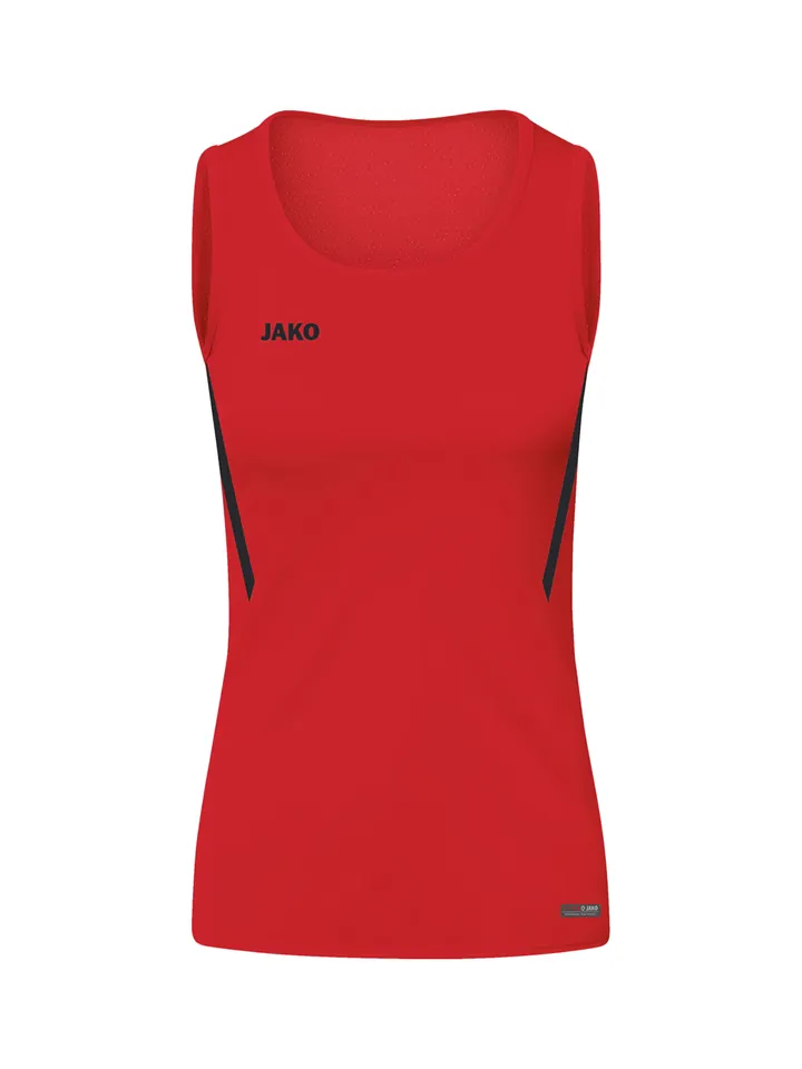JAKO Top deportivo rojo / negro