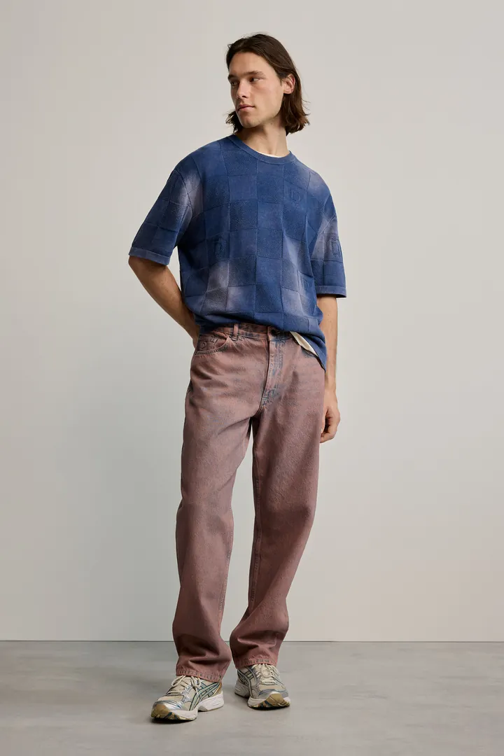 Desigual, Pantalón vaquero liso, Hombre, Algodon, Rojo, 28