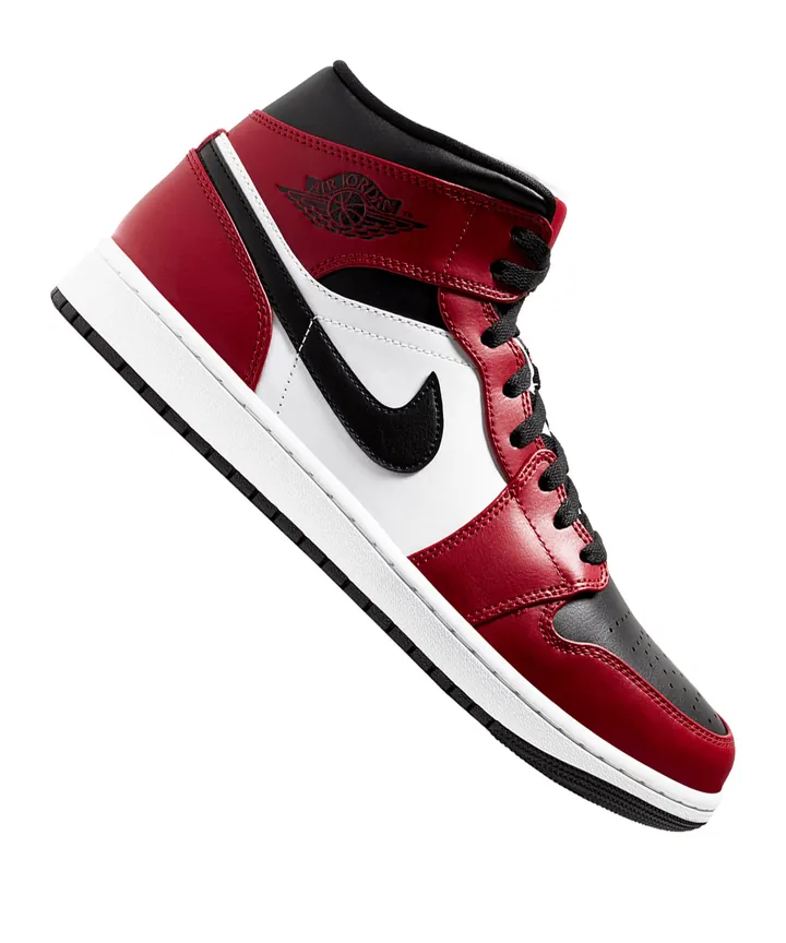 Jordan Zapatillas deportivas altas 'Air 1'  rojo fuego / negro / blanco