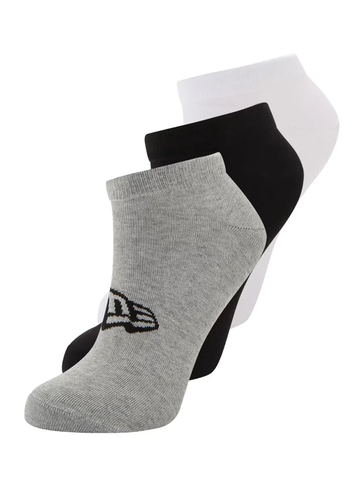 NEW ERA Calcetines gris moteado / negro / blanco