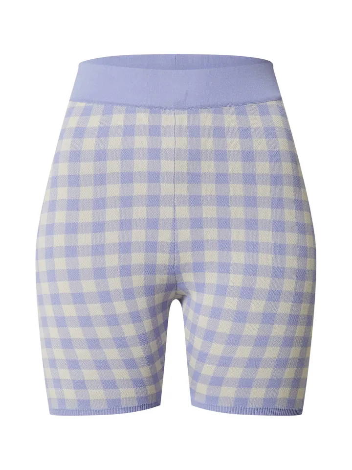 EDITED Pantalón 'Saida' azul claro / gris claro