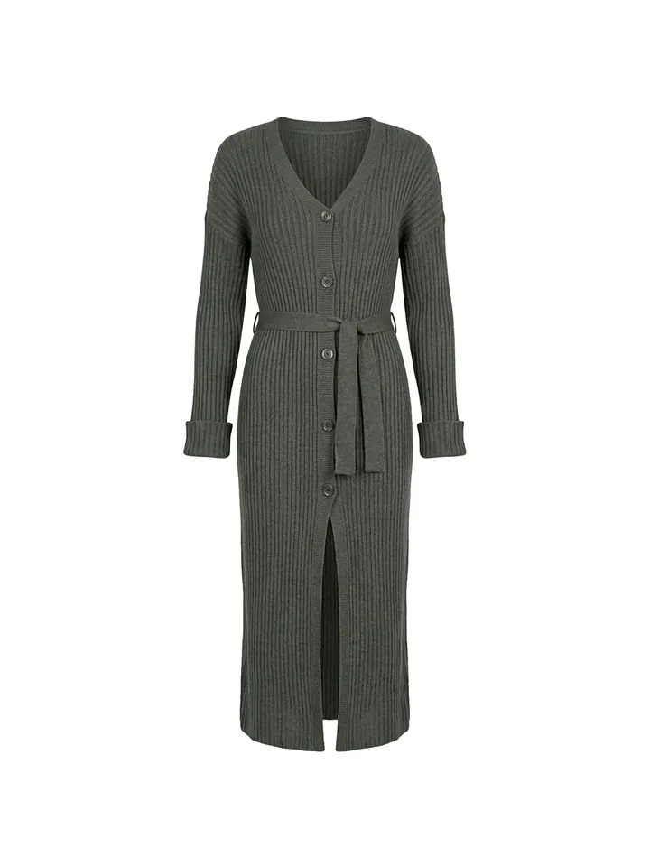 Figl Vestido de punto 'M1095' oliva