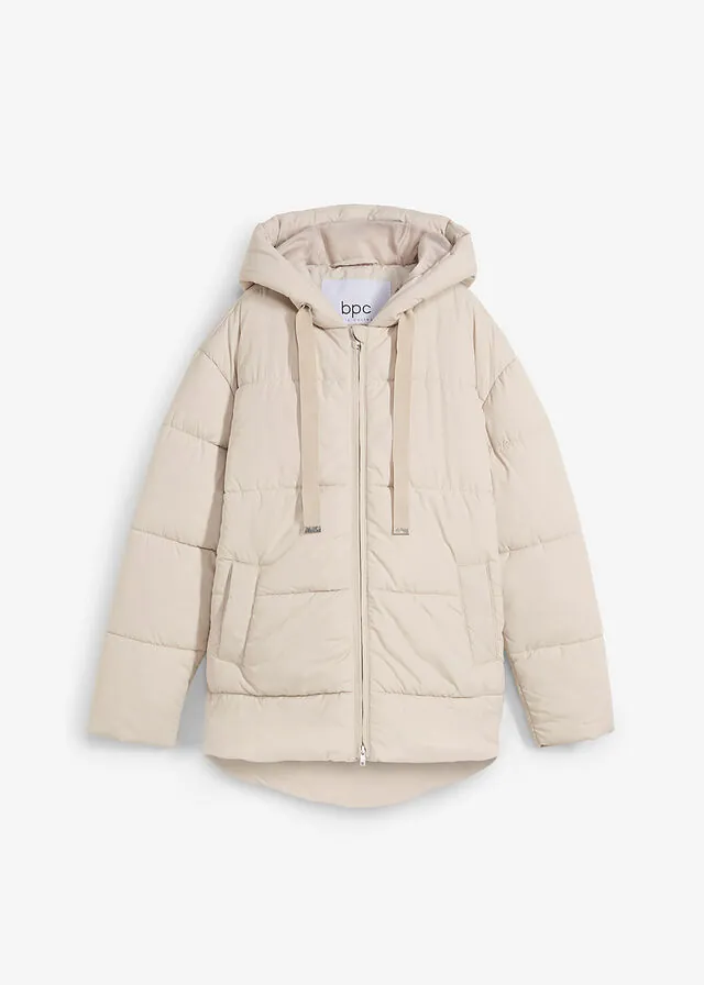 Chaqueta guateada con corte holgado
