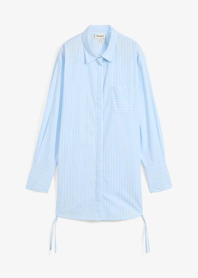 Blusa larga de algodón puro