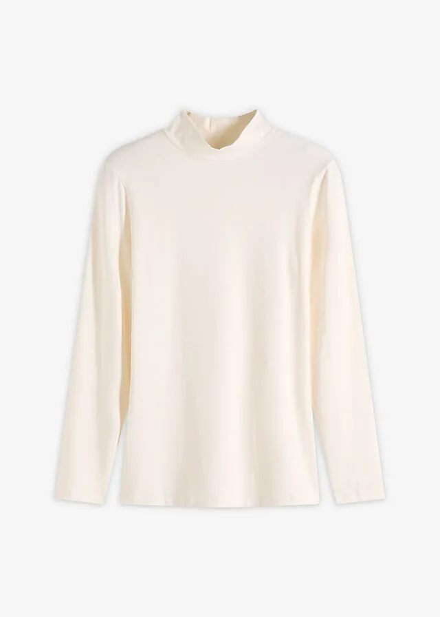 Camiseta ajustada de manga larga
