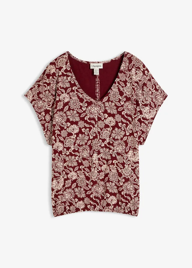 Camiseta de mezcla de viscosa fina