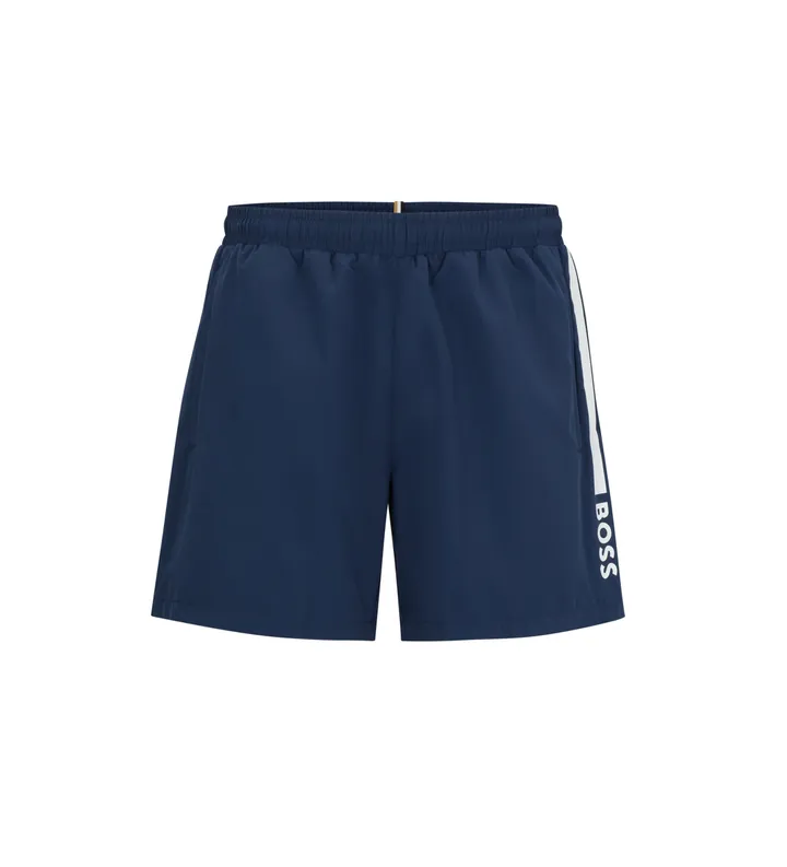 BOSS para hombre. 50508963 Bañador Dolphin marino (M), Beachwear, Poliéster Reciclado, Sostenible