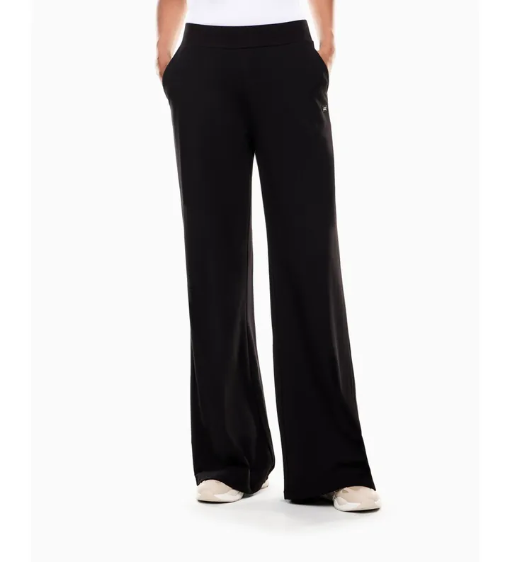 EA7 para mujer. 7W000462_AF13135 Pantalón Amplio Core Lady negro (3XL), Casual, Poliéster
