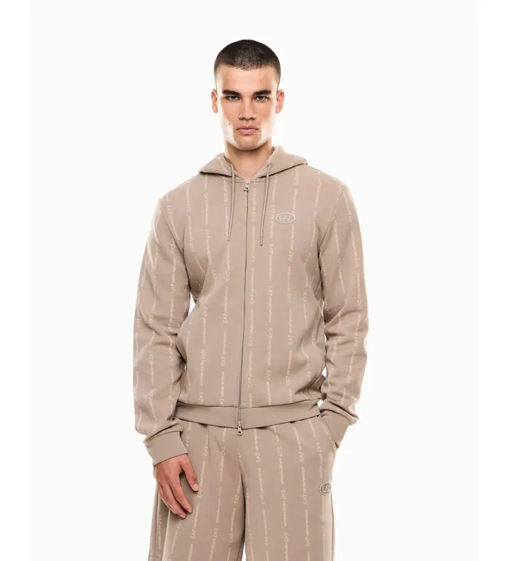 EA7 para hombre. 7M001392_AF12660 Sudadera Graphic Series M beige (3XL), Negro, Casual, Deportivo, Algodón, Sportswear, Multideporte, Manga
