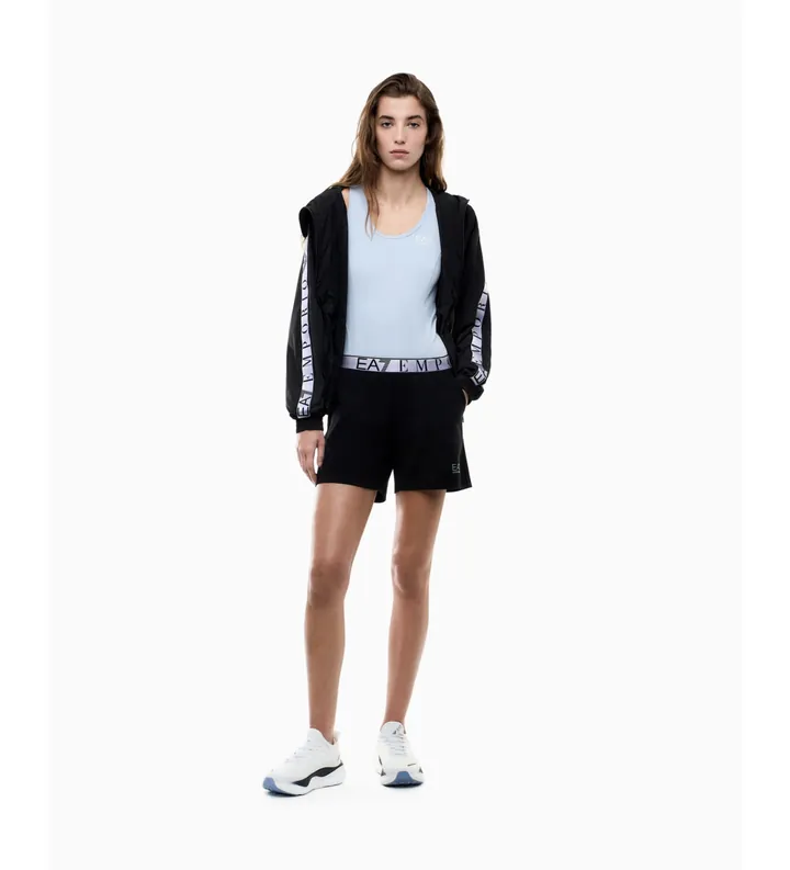 EA7 para mujer. 7W001148_AF12625 Body de tejido técnico Natural VENTUS7 azul (L), Casual, Homewear, Nylon