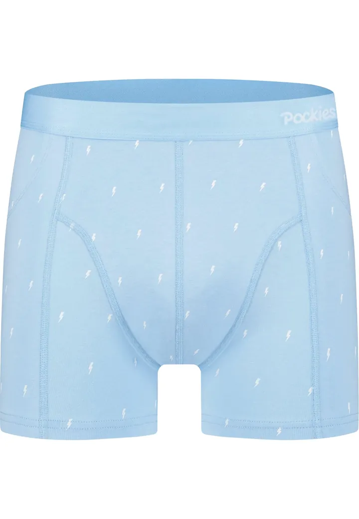 Pockies Calzoncillo boxer azul claro / blanco