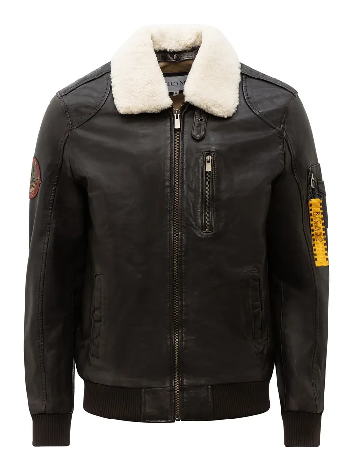 RICANO Chaqueta de entretiempo 'TG-1011' marrón oscuro