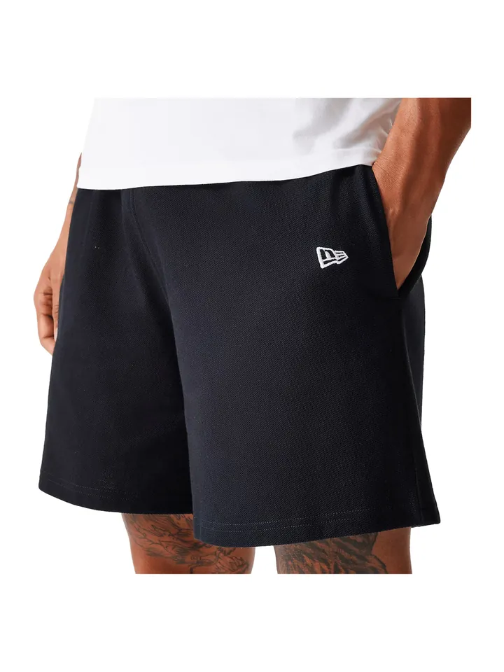 NEW ERA Pantalón 'MLB Los Angeles Dodgers Pique' negro / blanco