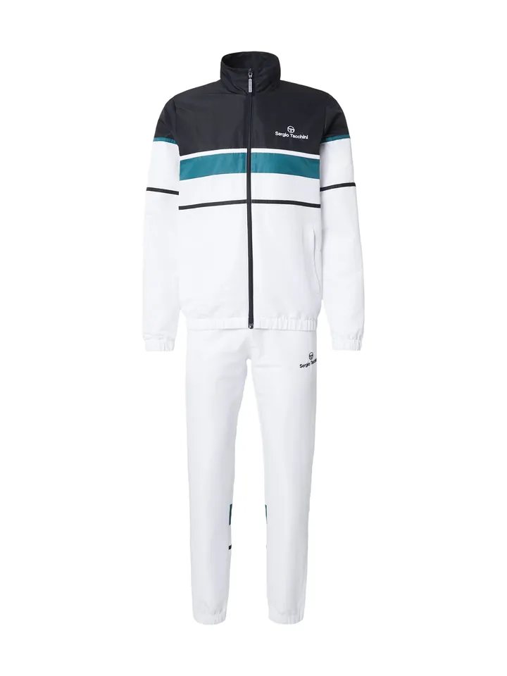 Sergio Tacchini Chándal 'Scorpione' azul cian / negro / blanco