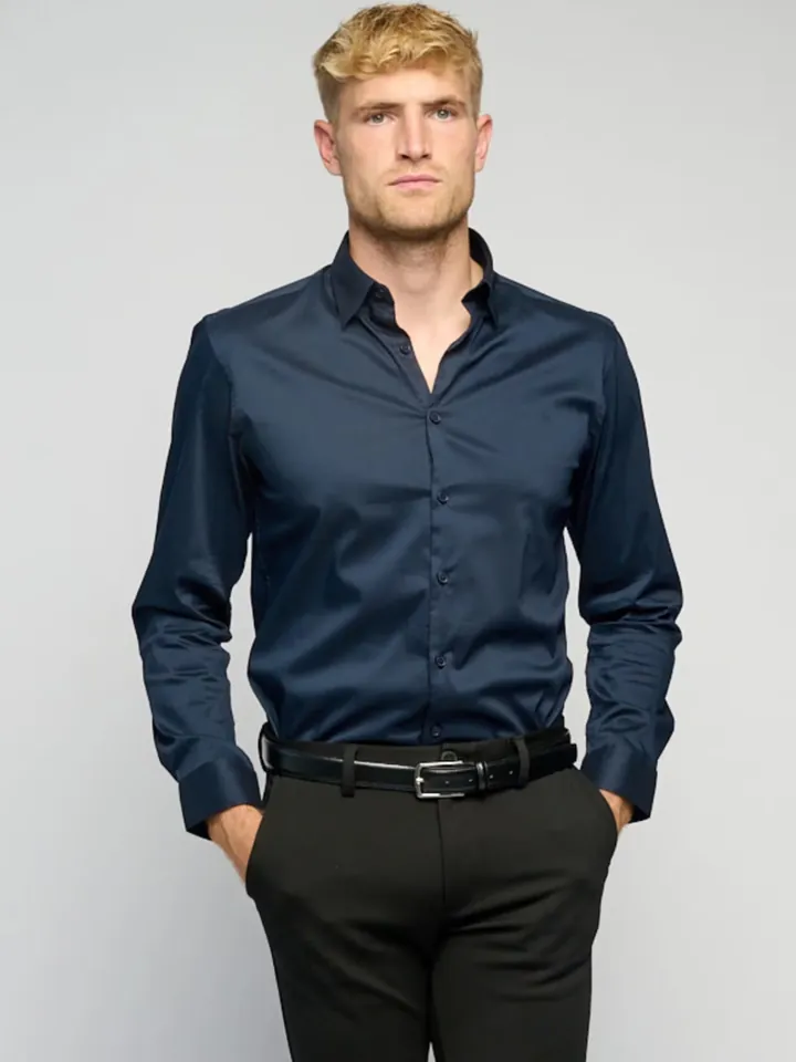TEESHOPPEN Camisa ' The Original ' navy